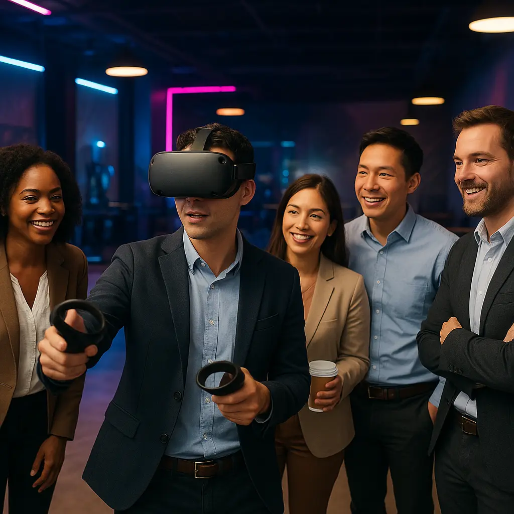 Teambuilding ve VR herně